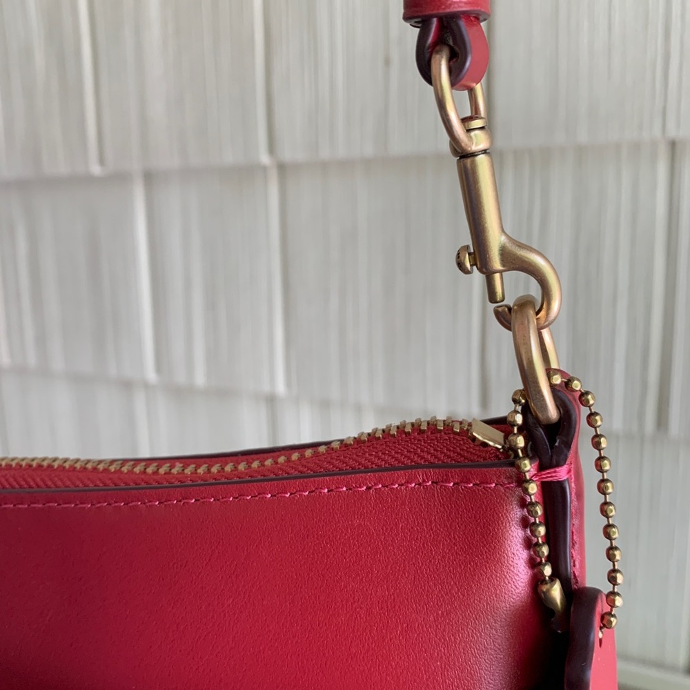 Authentic coach 1941 Coated Signature Canvas/refined calf leather top zip Crosby - Picture 13 of 14